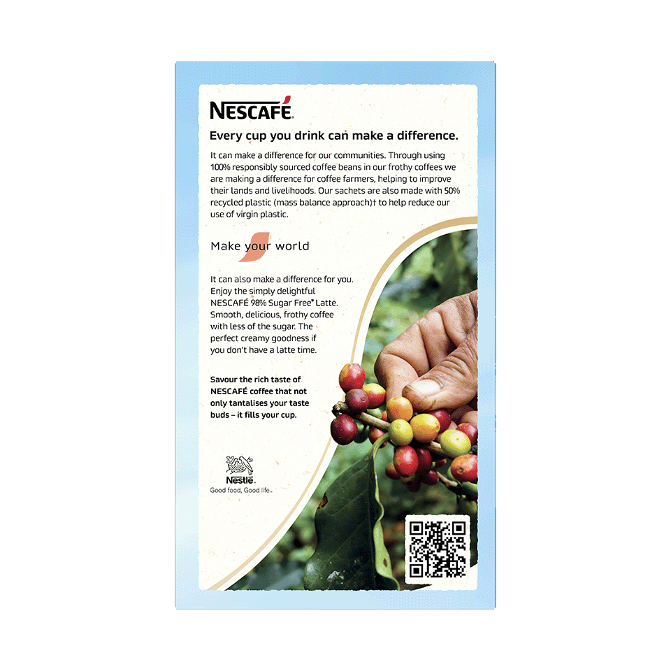 NESCAFÉ® Sugar Free Latte Sachets