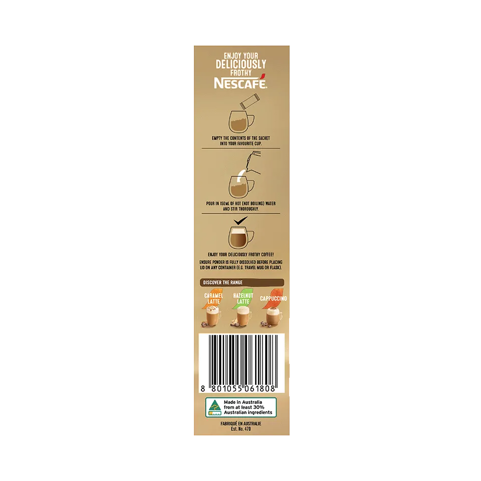 NESCAFÉ® Vanilla Latte sachets