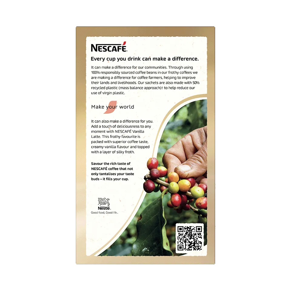 NESCAFÉ® Vanilla Latte sachets