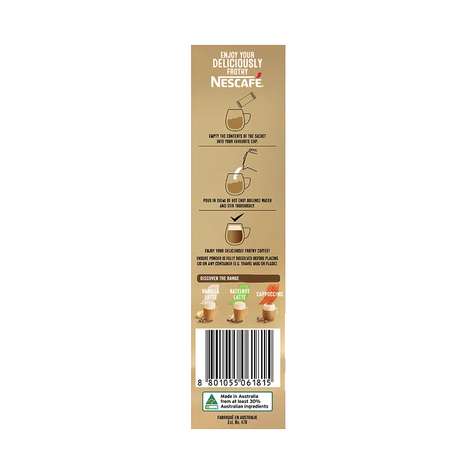 NESCAFÉ® Caramel Latte sachets