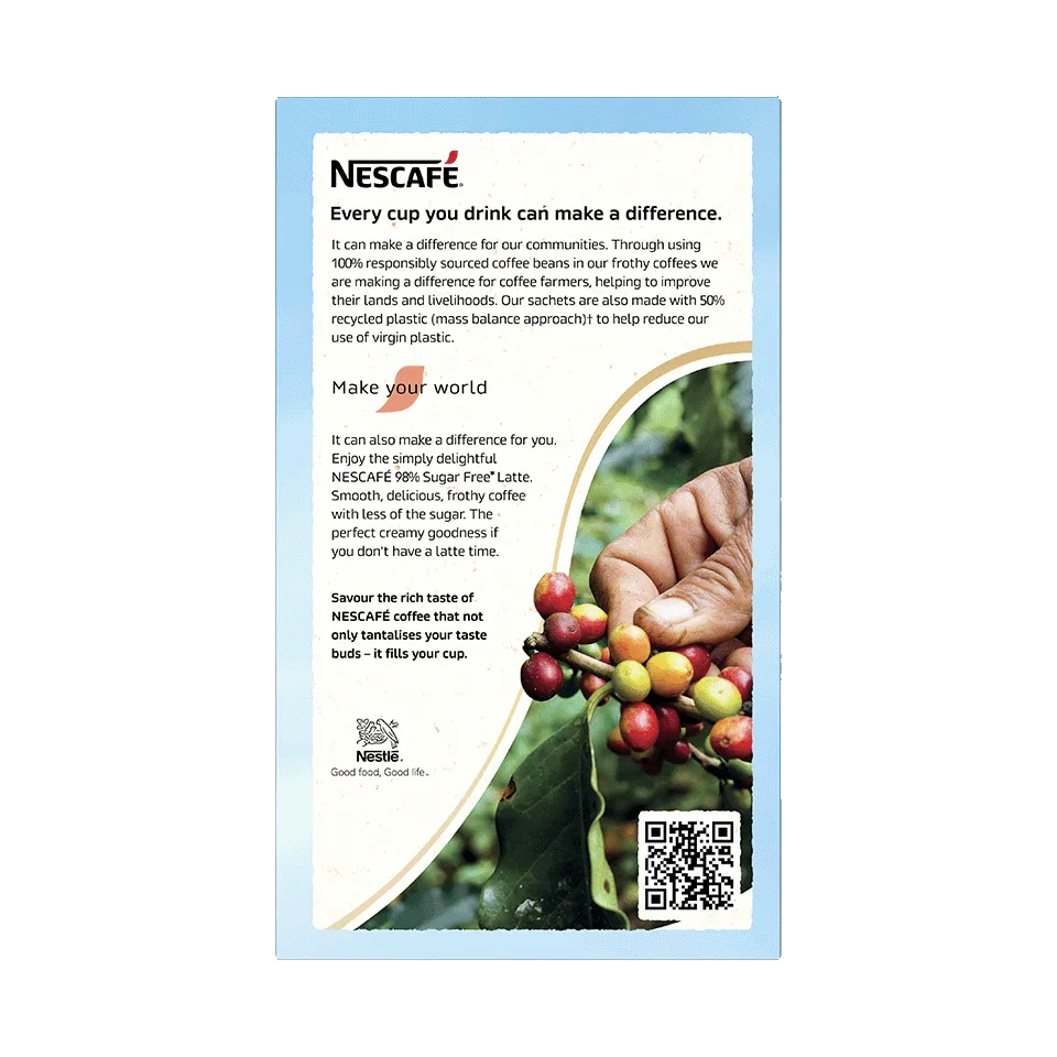 NESCAFÉ® Sugar Free Latte Sachets