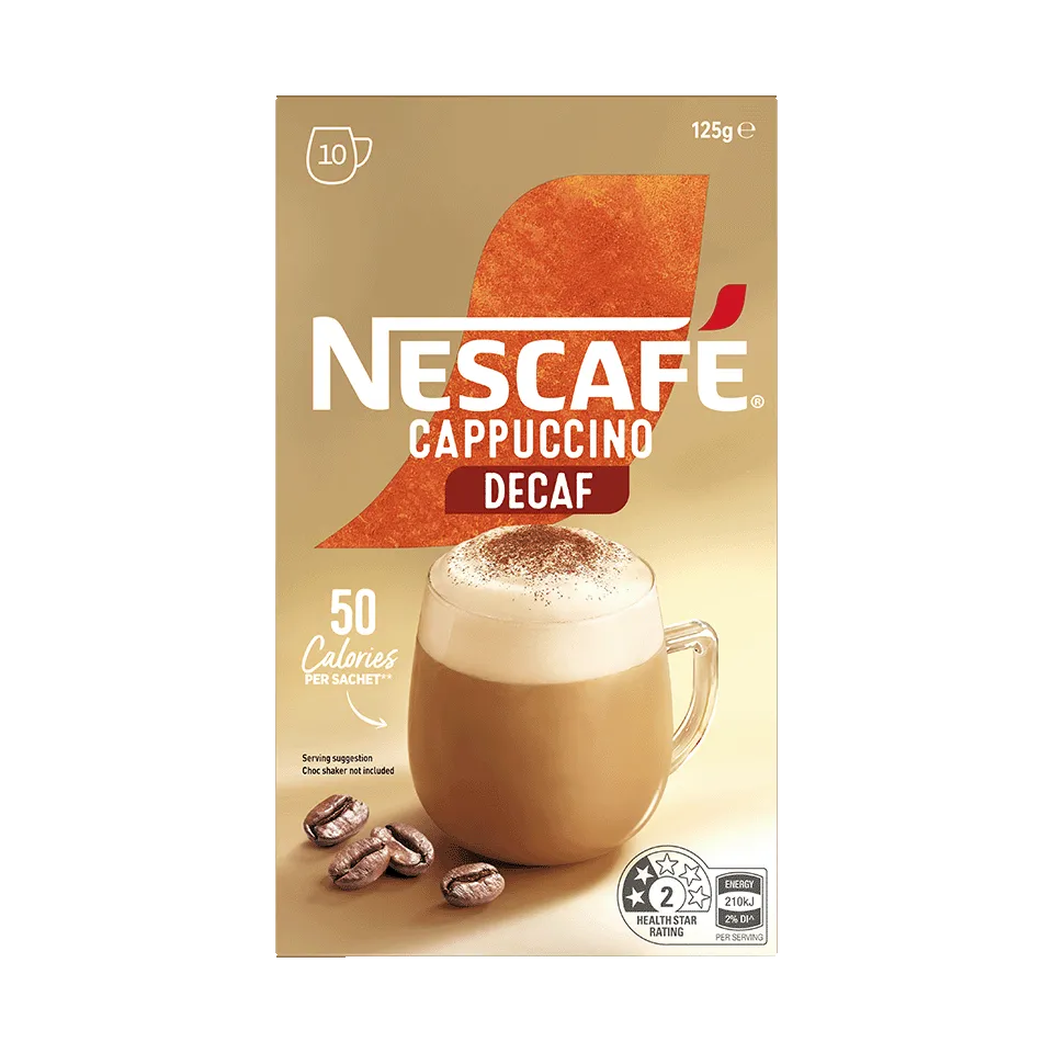 NESCAFÉ® Decaf Cappuccino sachets