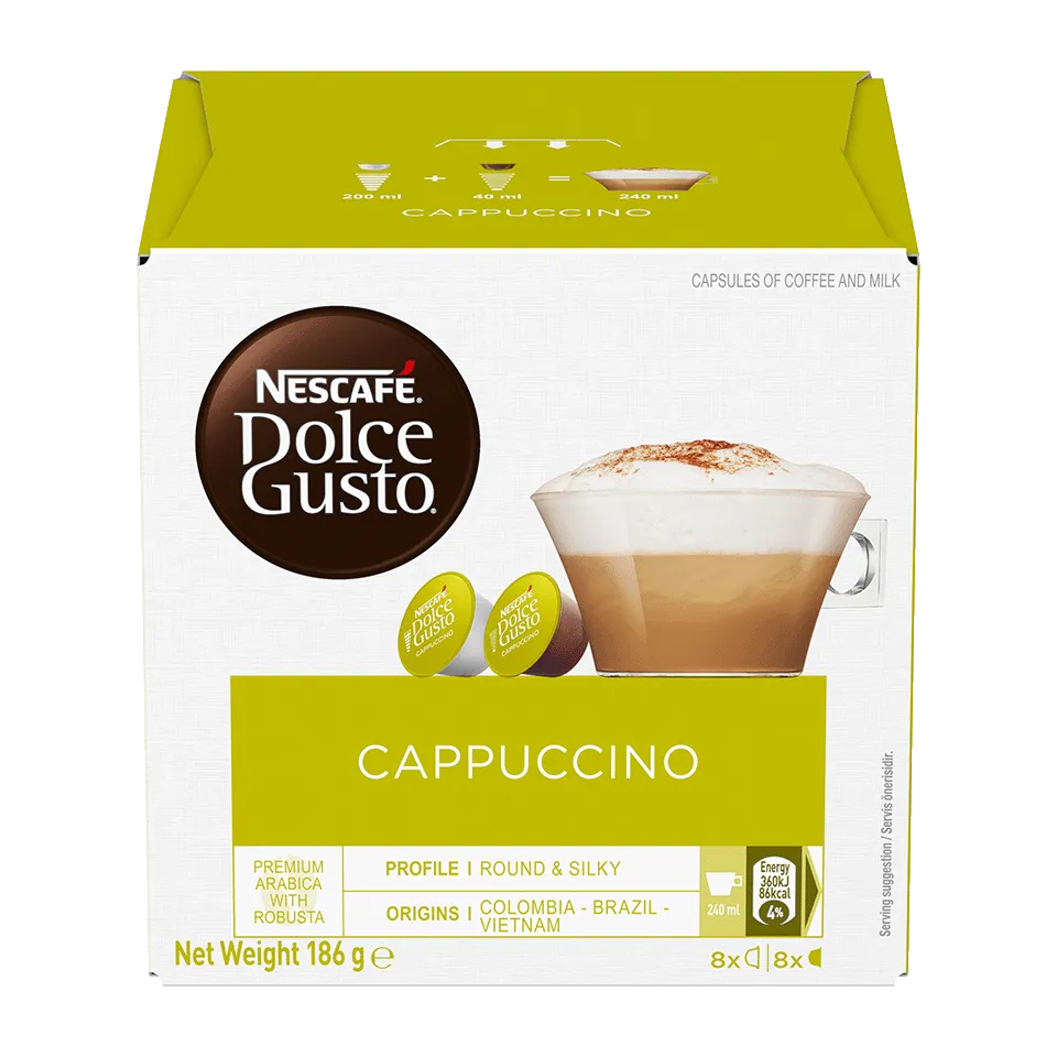 Dolce Gusto Cappuccino pods