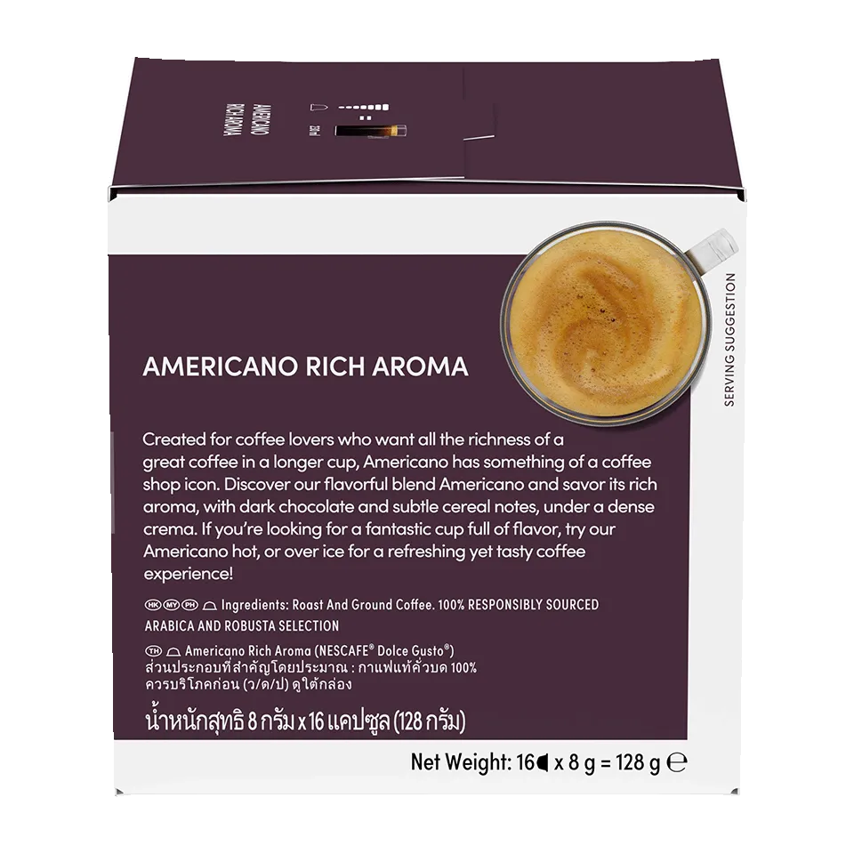 Nescafe Dolce Gusto Americano Rich Aroma coffee
