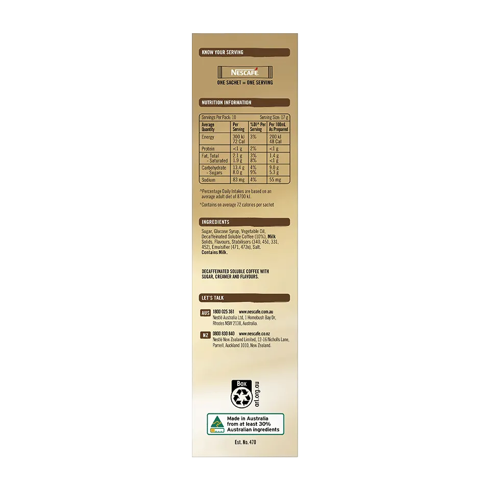 Caramel Latte Decaf