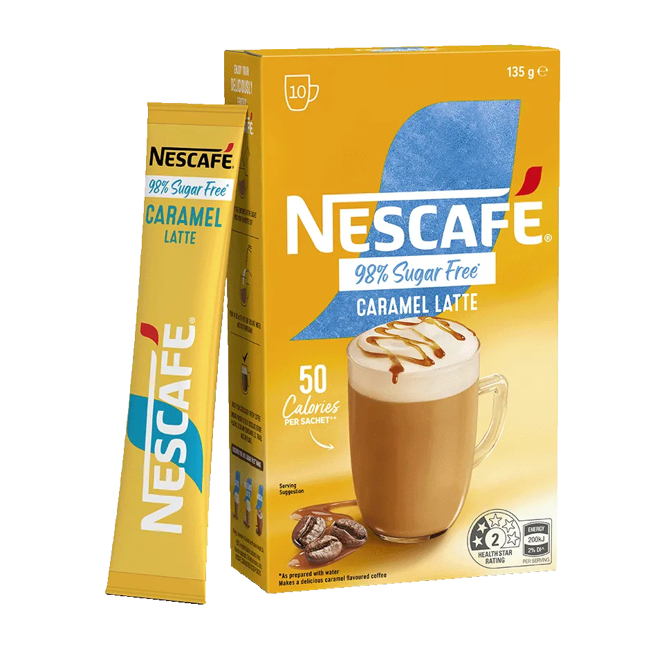 98% Sugar Free Caramel Latte
