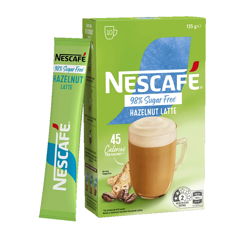 98% Sugar Free Hazelnut Latte