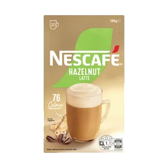 NESCAFÉ® Hazelnut Latte sachets