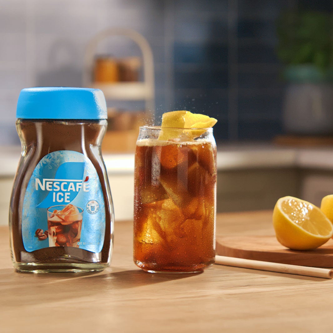 Lemon Vanilla Iced Coffee Spritz 