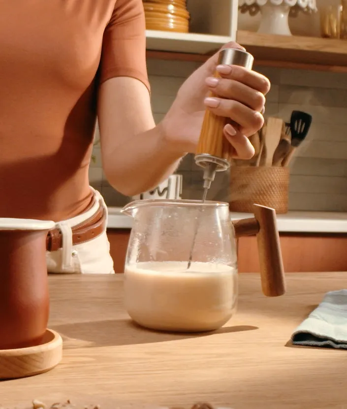 Espuma la leche