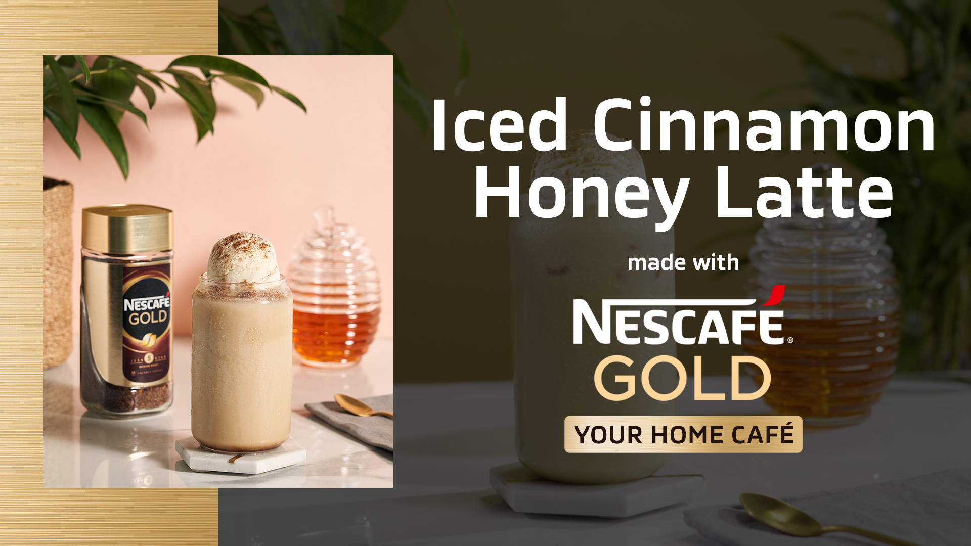 Iced Cinnamon Honey Latte recipe