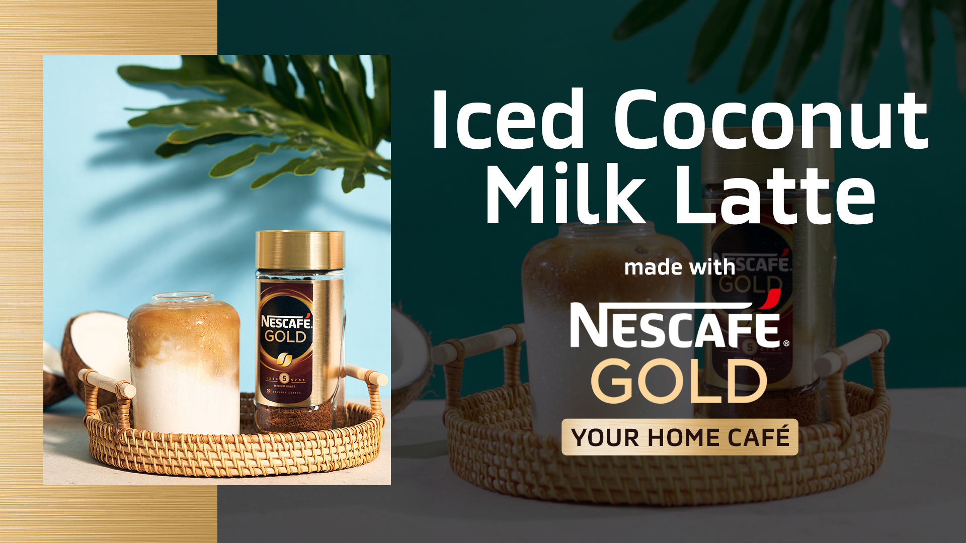 Iced Coconut Milk Latte recipe