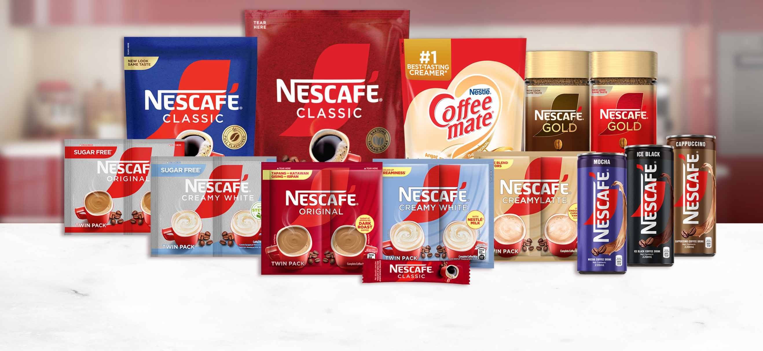 nescafé coffee range