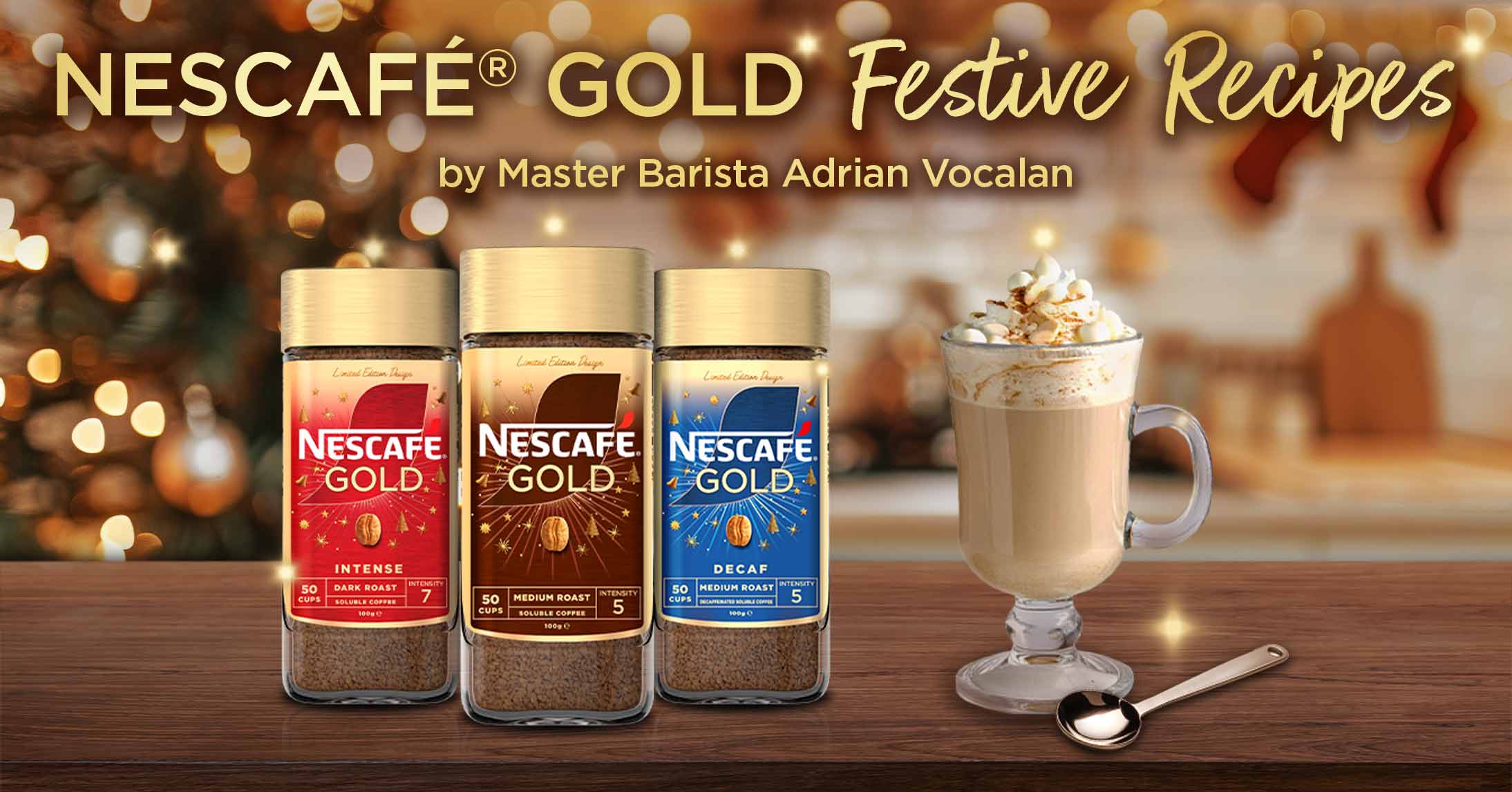 NESCAFÉ GOLD Holiday Recipes Discover easy-to-make Nescafé GOLD recipes that bring warmth, flavor, and a touch of celebration to every cup.