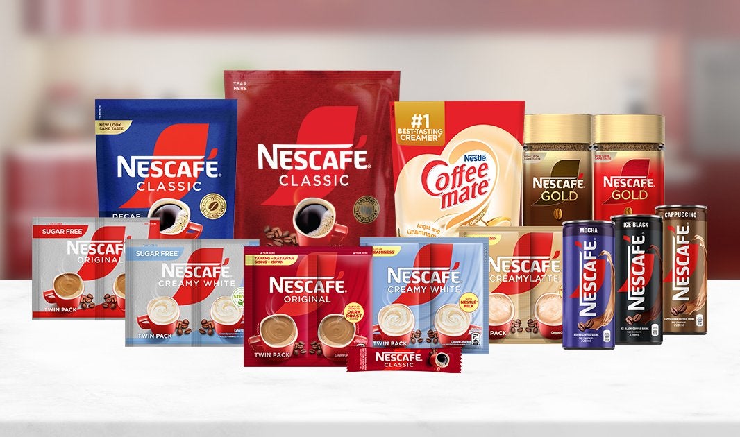 nescafé coffee product range