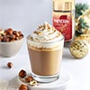 Hazelnut Créme The Nescafé Gold Hazelnut Crème blends smooth coffee with the sweet, nutty richness of hazelnut and a creamy finish, offering a cozy, indulgent sip with every cup.