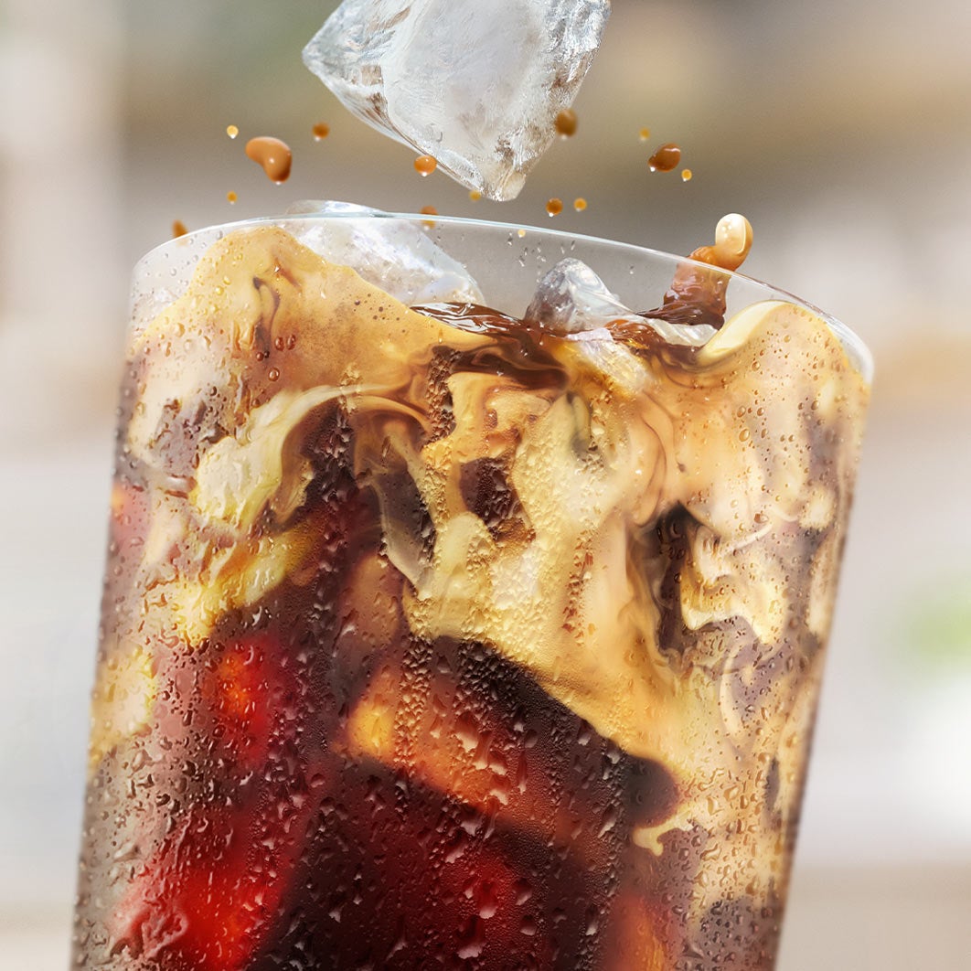 Nescafe ICED glass