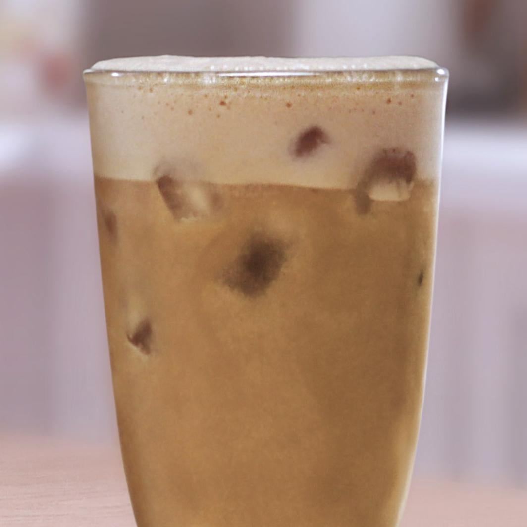 iced coconut latte