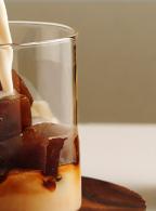 Coffee Ice Cubes with Milk