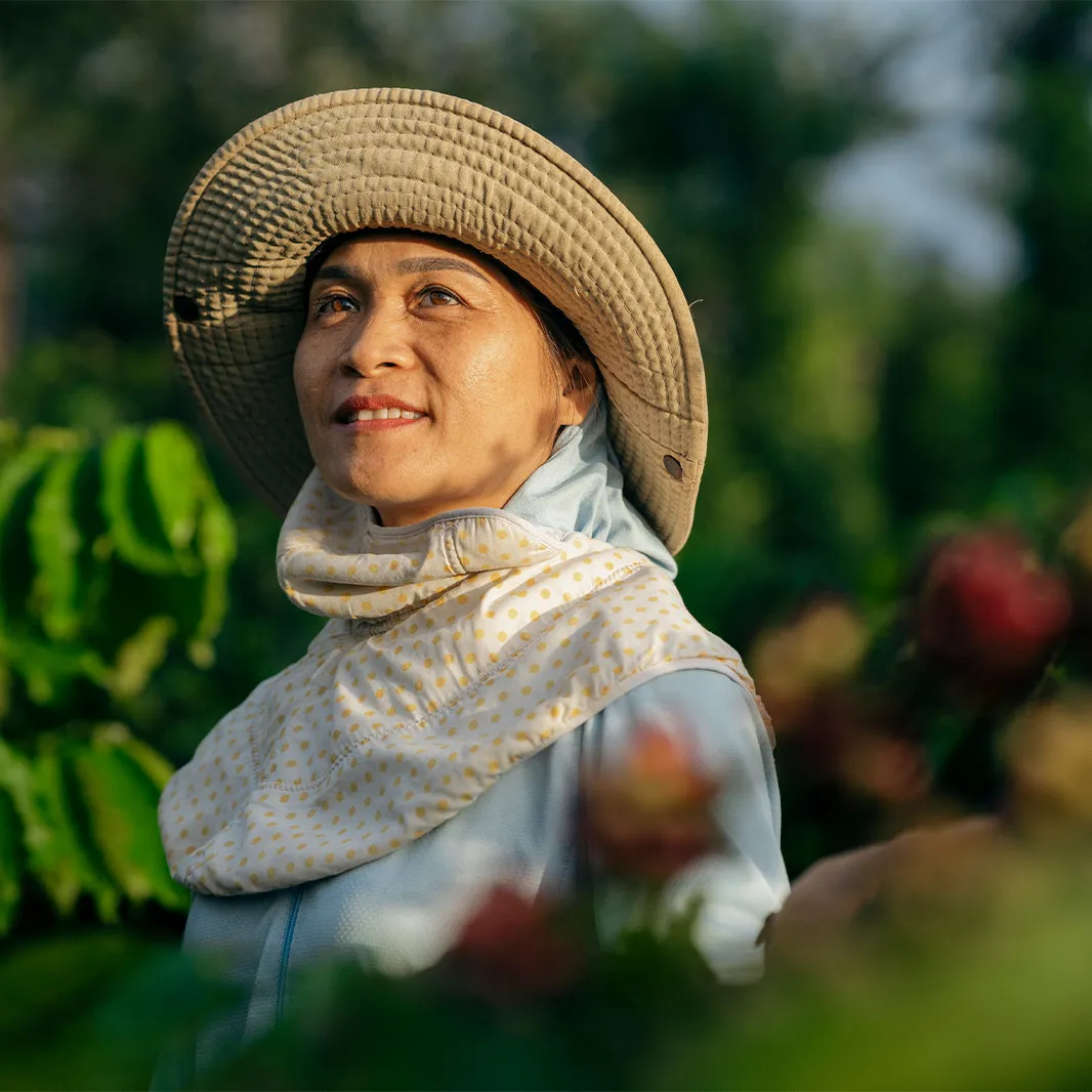 Tran Thi Lien shares her passion for productive coffee farming