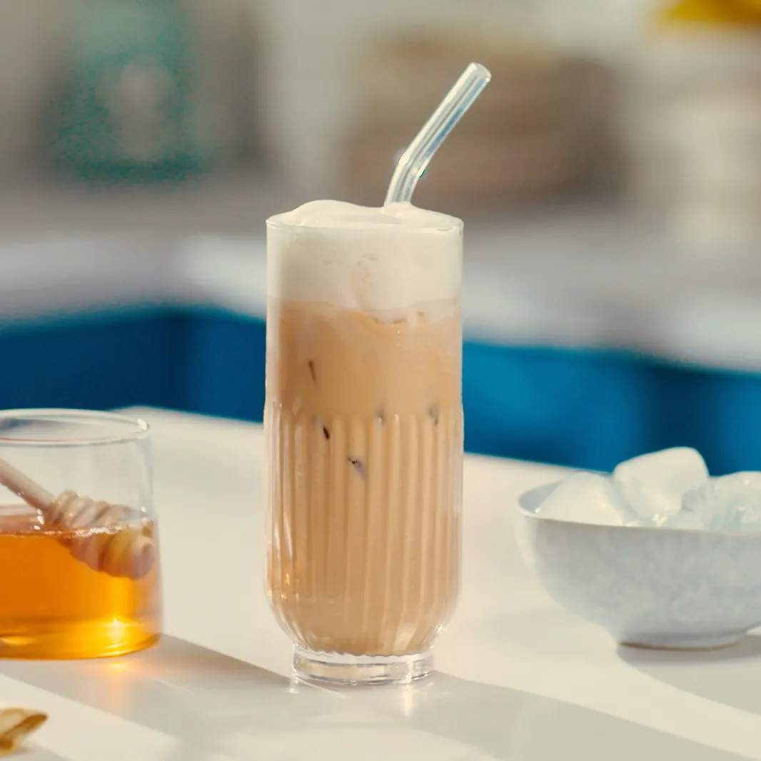 Enjoy your NESCAFÉ® Café Frappé with Honey!