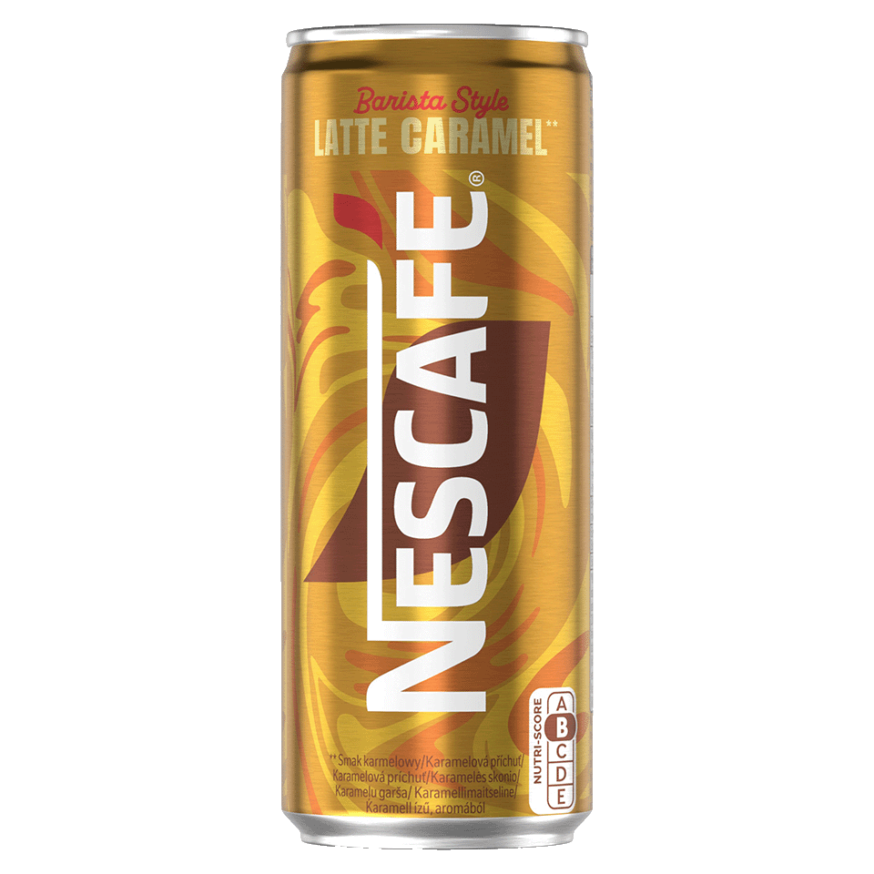 Barista style latte caramel