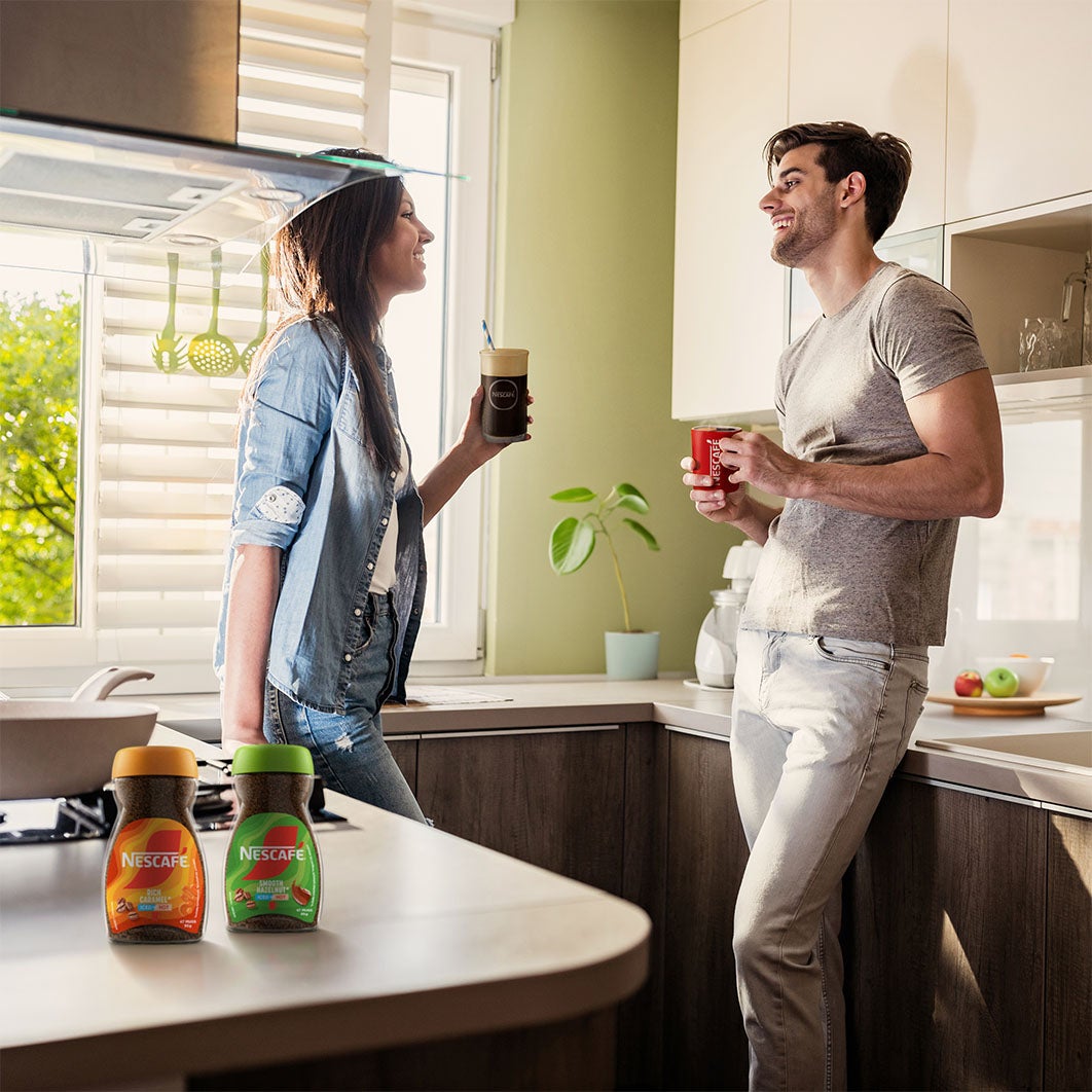 nescafe instant flavoured coffee