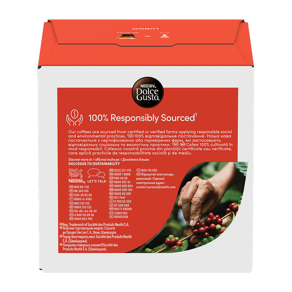 Lungo Dolce Gusto pods