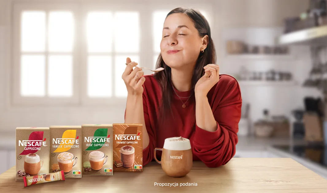 gama produktów NESCAFÉ Cappuccino