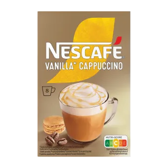 nescafe cappuccino o smaku waniliowym