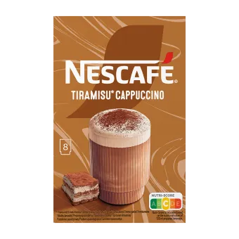 nescafé cappuccino o smaku tiramisu