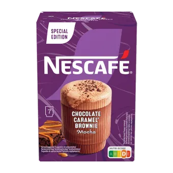 Gold Chocolate Caramel Brownie Mocha