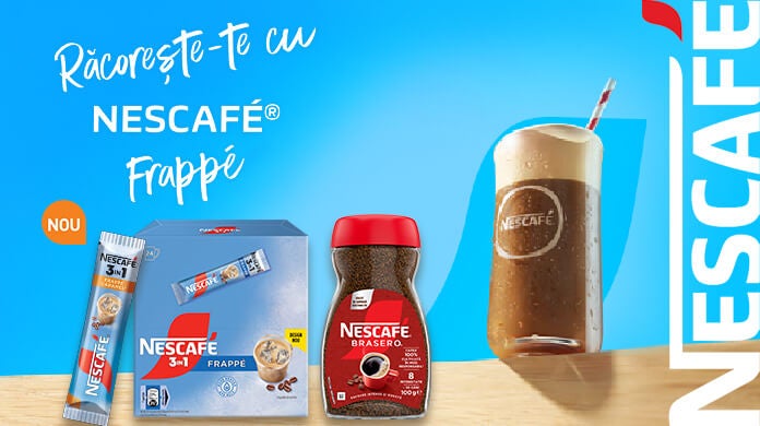 Răcorește-te cu NESCAFÉ® Frappé