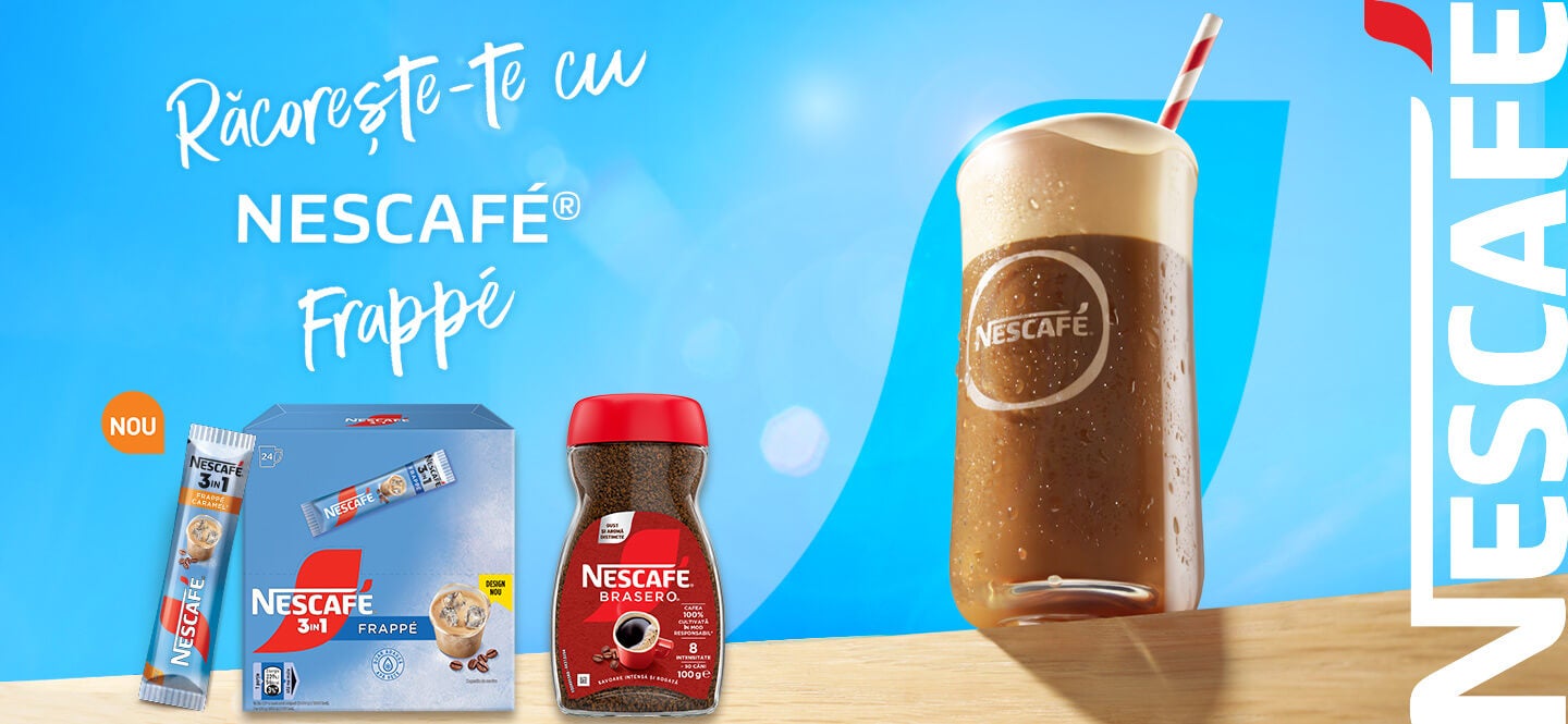 Răcorește-te cu NESCAFÉ® Frappé