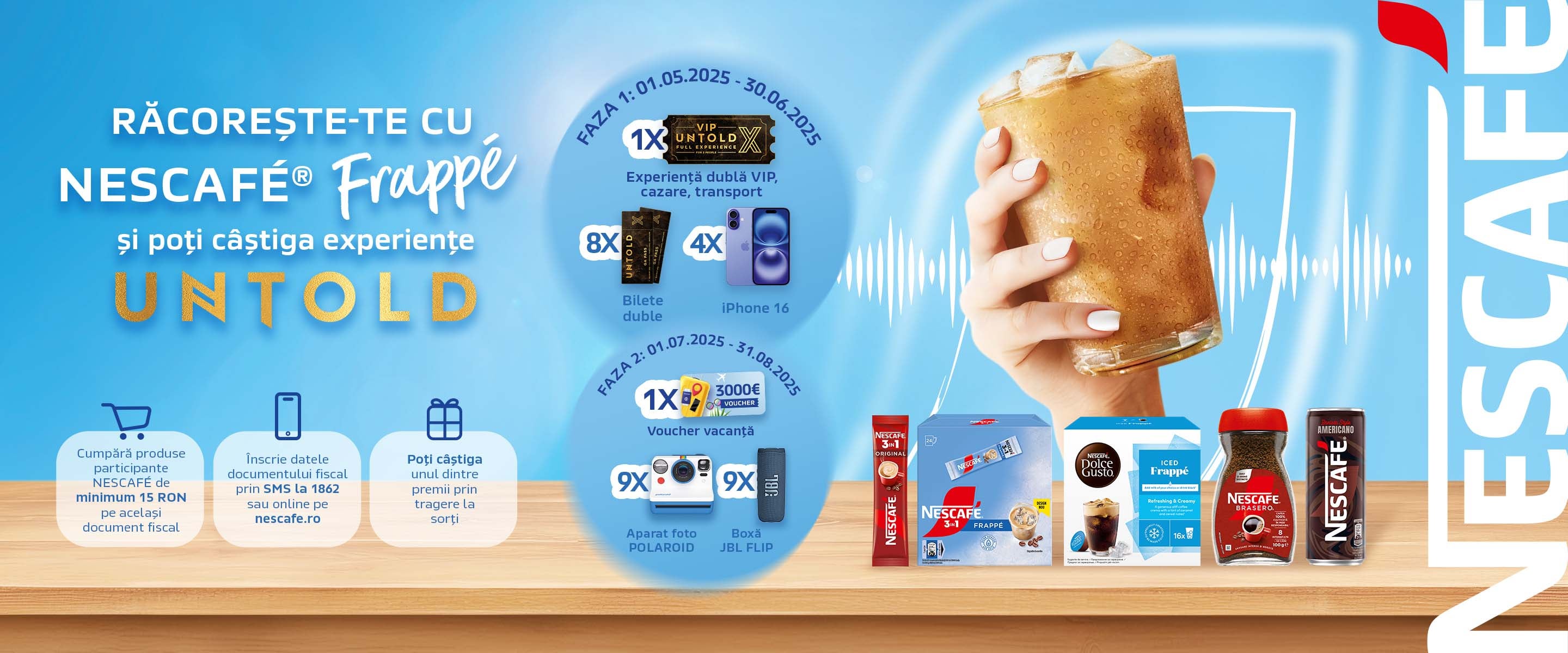 Răcorește-te Cu NESCAFÉ® Frappe La Untold