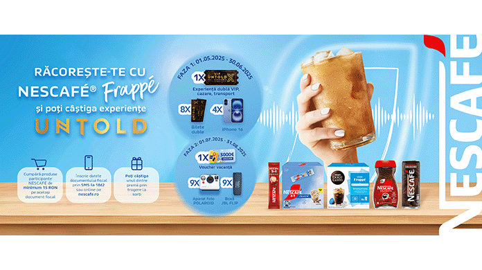 Campania nescafe frappe cu bilete la Untold