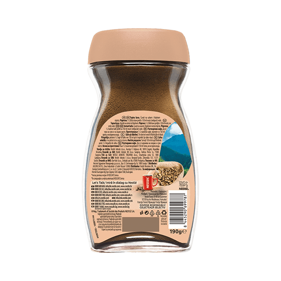 Nescafe Crema back