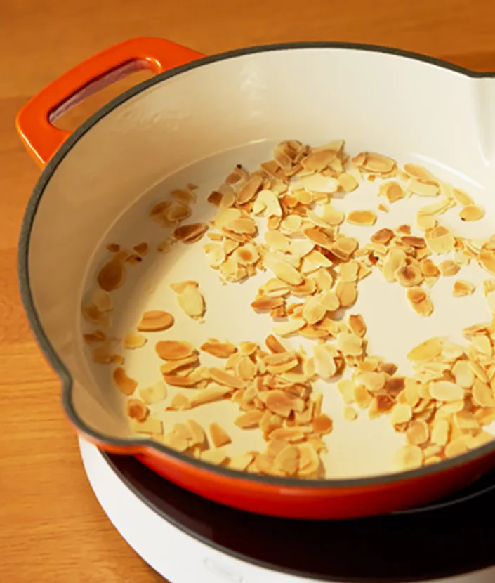 Roasted Almond Korak 2