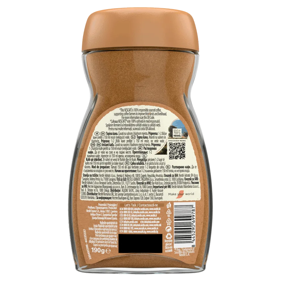 Nescafe Crema back