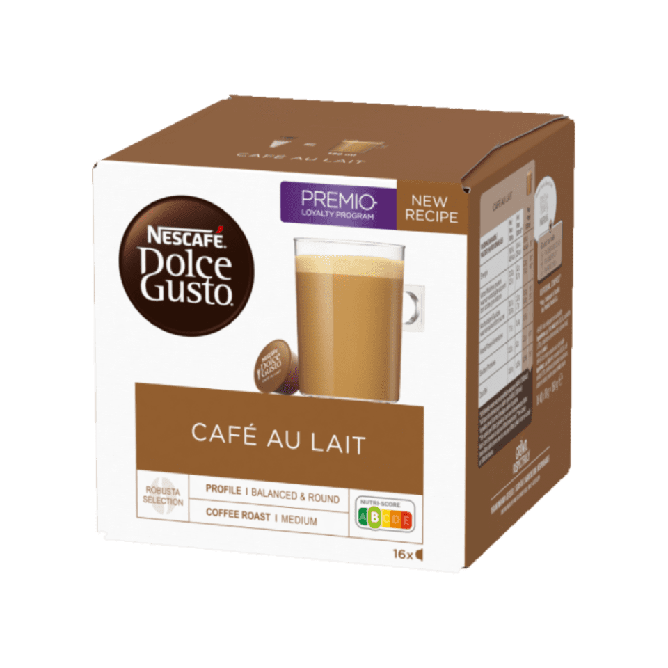 Dolce Gusto Café Au Lait pods