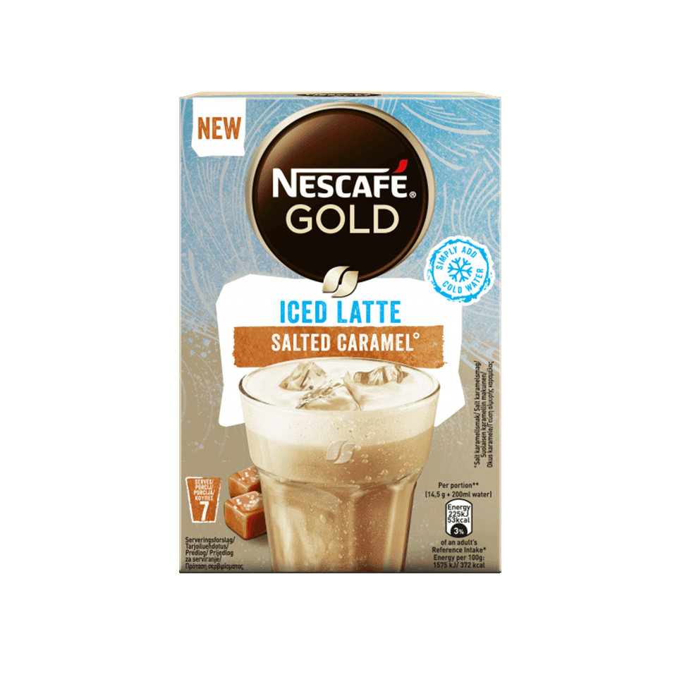 Nescafe Gold Iced Latte Salted Caramel
