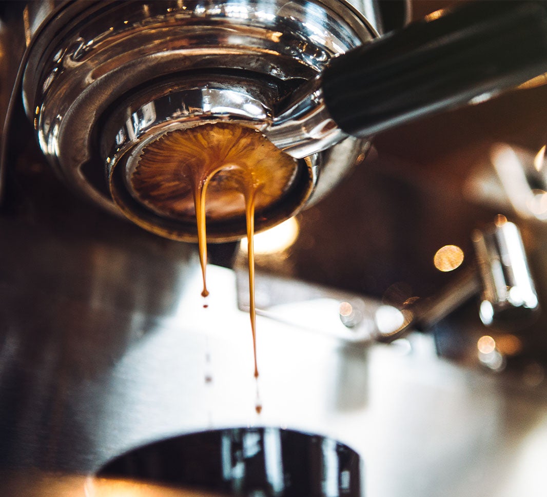 espressomaskin för long black kaffe