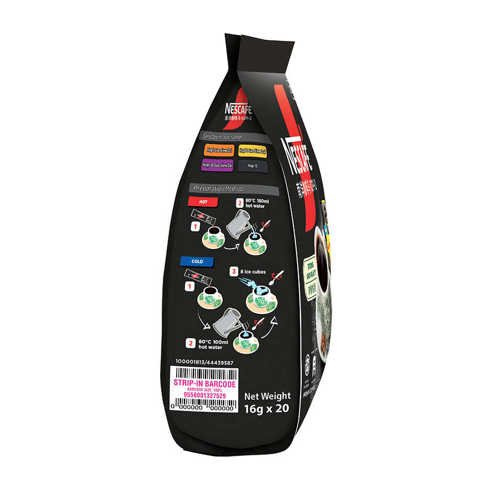 SG_Nescafe_LCO Range Packaging Design_Kopi O_Pouch_FASIM_LeftS