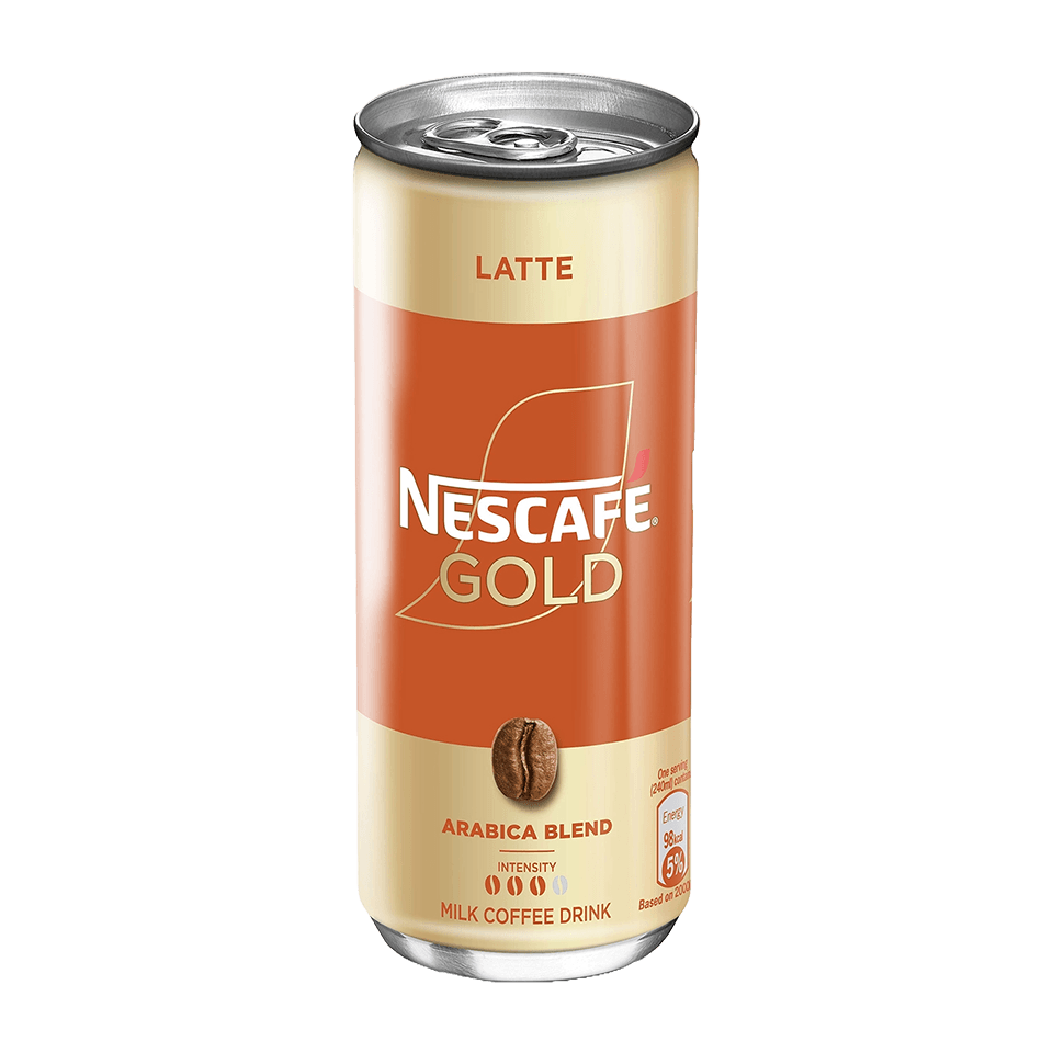 GOLD Latte Can