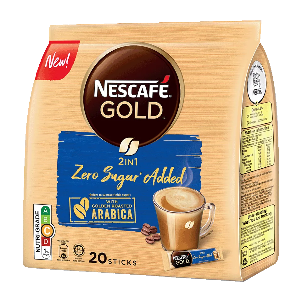 NESCAFÉ® GOLD 2in1 Zero Sugar Added