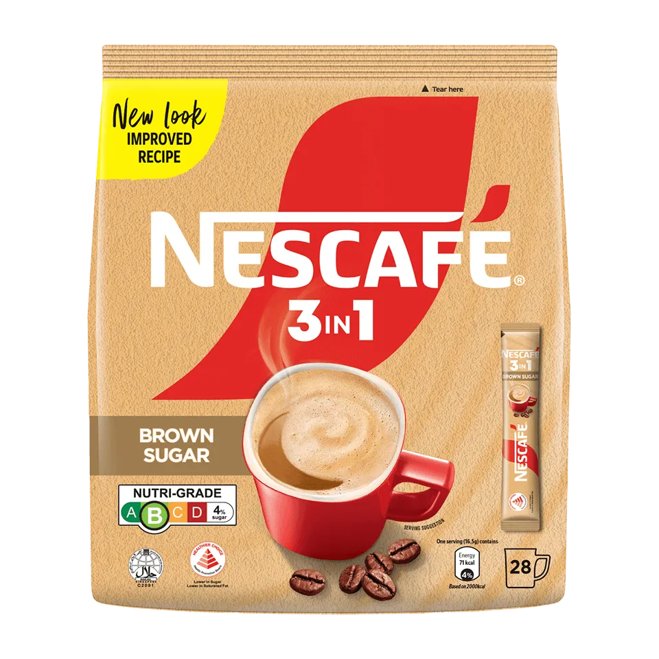 NESCAFÉ 3in1 Brown Sugar with Healthier Choice