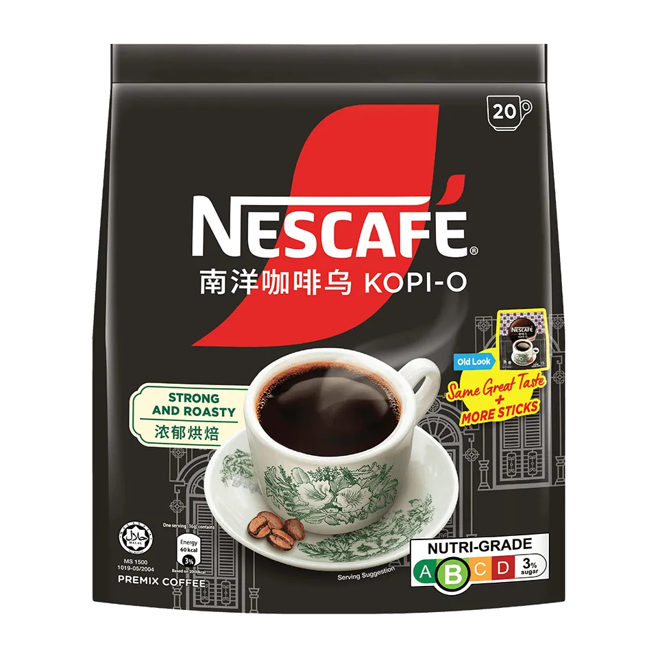 SG_Nescafe_LCO Range Packaging Design_Kopi O_Pouch_FASIM_Front