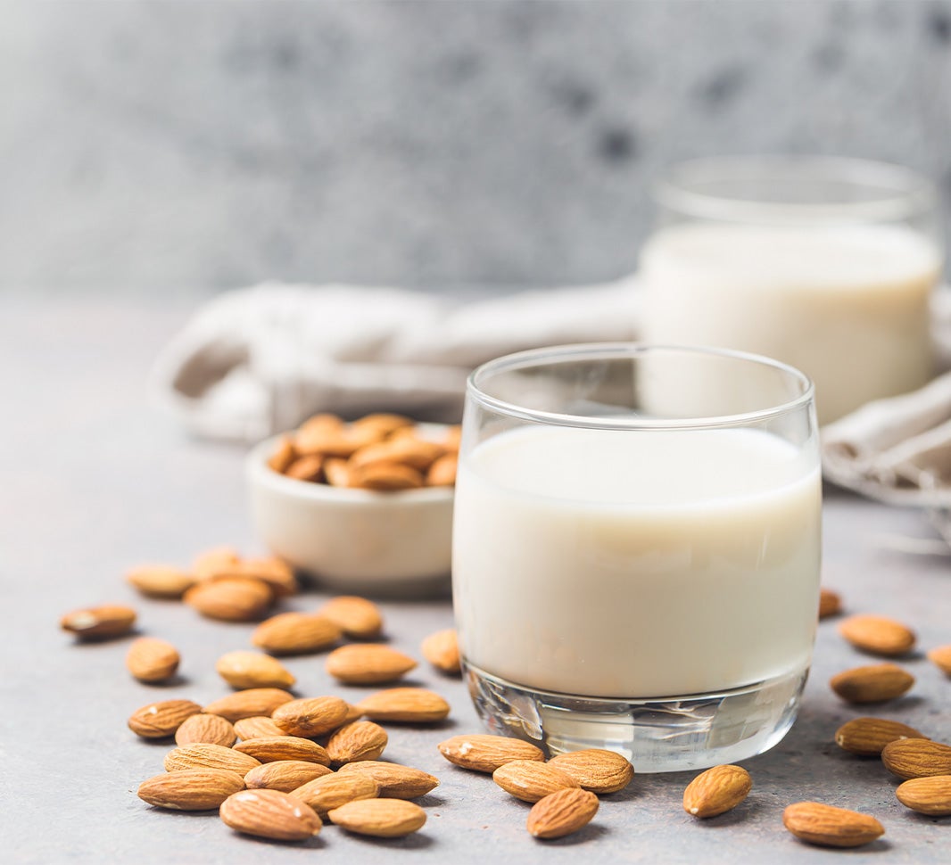 almond-based drinks