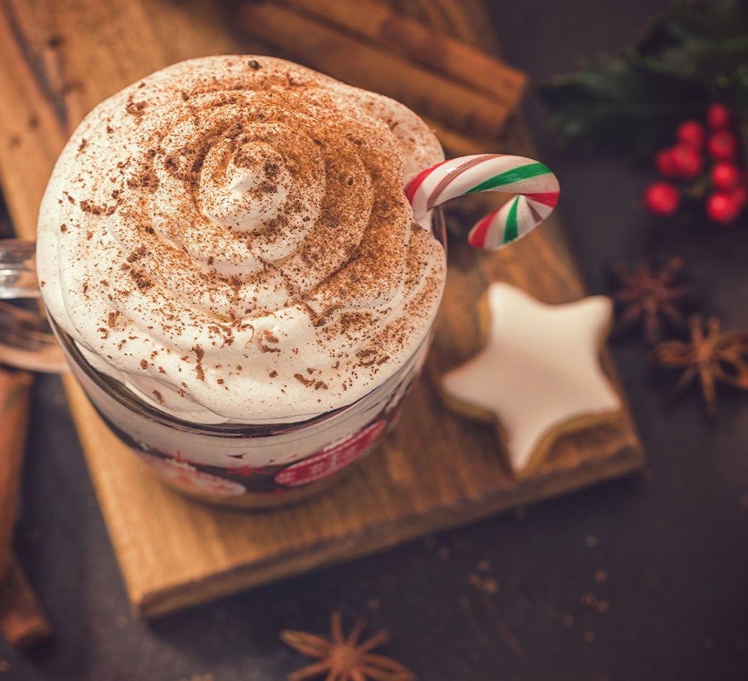 coffee with gingerbread syrup