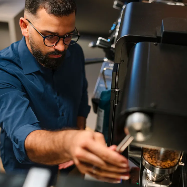 barista creating new recipes